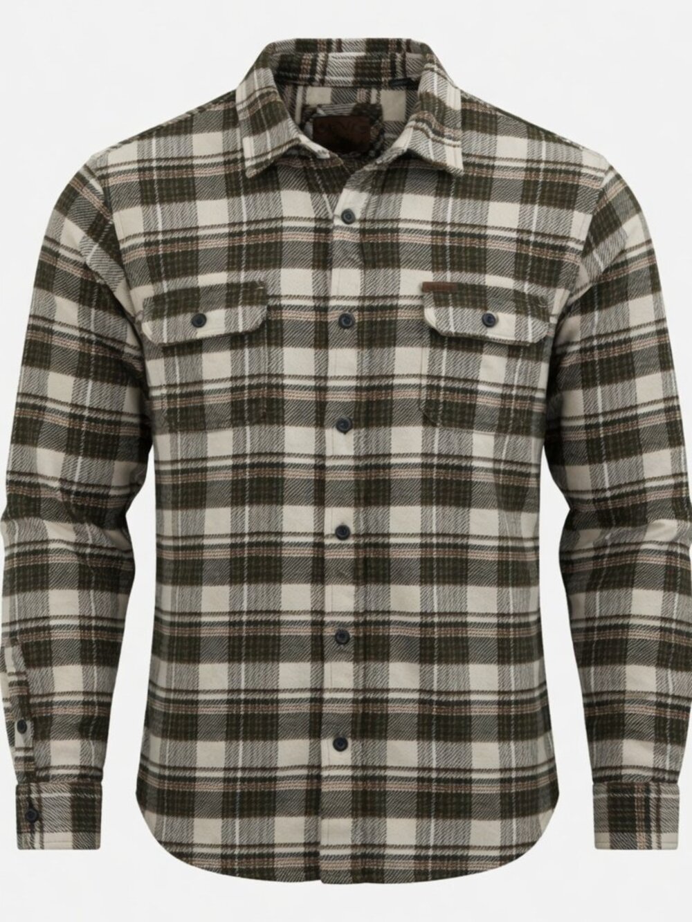 Orvis Flannel Shirt Shacket Green Plaid Heavy Cotton Gorpcore Mens L The Perfect